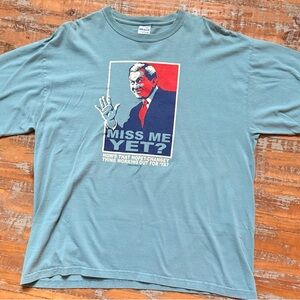 Gildan Teal Graphic Men's T-Shirt